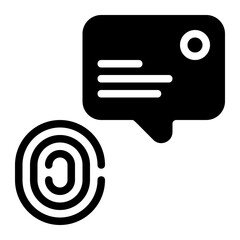 Fingerprint Solid Icon