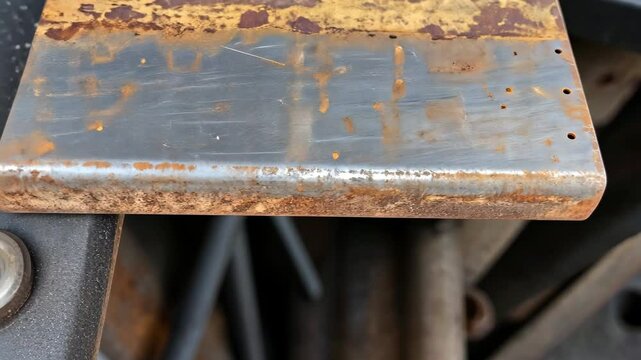 Industrial metal surface with rust and scale buildup in pipes highlights importance of maintenance to prevent corrosion and wear.