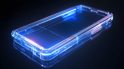 3d render of a modern mobile phone