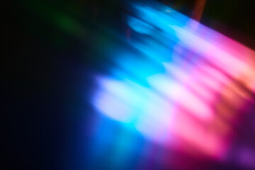 Abstract background with blurred focus in multicolored shades