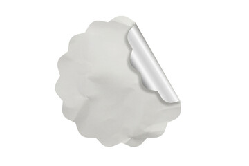 High-Quality Blank Sticker Texture for Templates