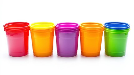 Vibrant Outdoor Paints and Finishes on White Background