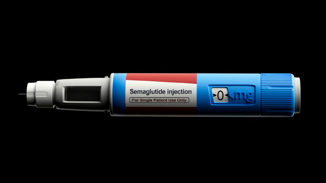 Semaglutide diabetes medication, illustration