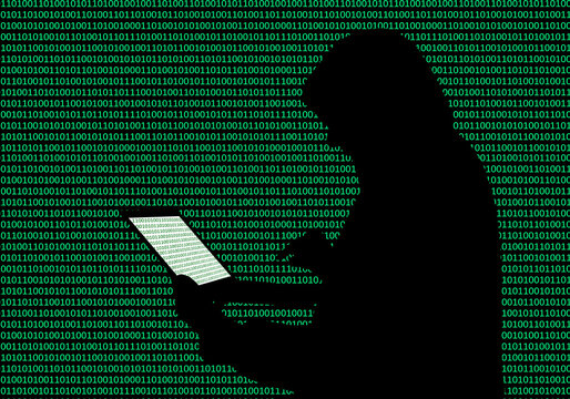 Hacker, conceptual illustration