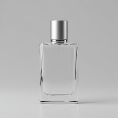 Realistic Perfume Bottle Mockup with Minimalist Design