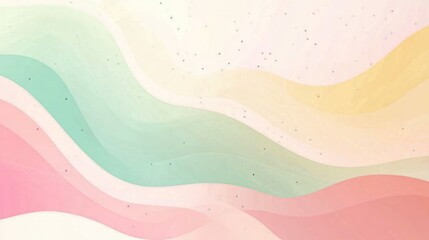Abstract pastel wavy background design. Possible use Graphic design template