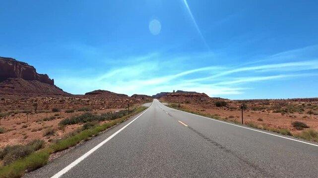 Utah Driving 0161 Monument Valley Forest Gump
