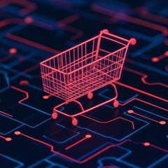 AI-generated cart heatmap showcasing high-margin product sales and profit trends