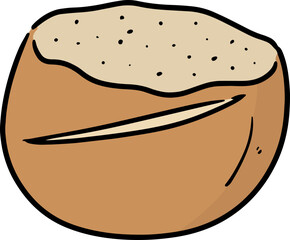 Illustration of bread