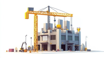 3D Model Construction Site