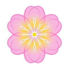 vector illustration of a flower