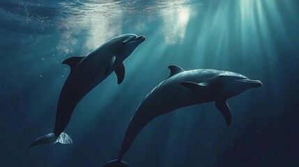 dolphin in the sea