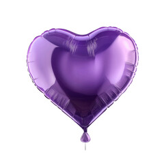 Purple Heart Shaped Balloon Romantic Gift Decoration