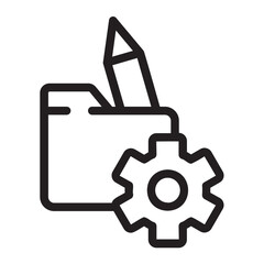 Project Management line icon
