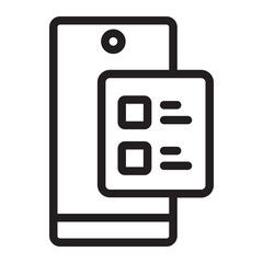 To Do List  line icon