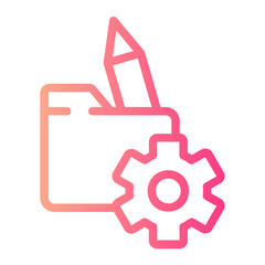 Project Management gradient icon