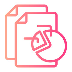 data analytics gradient icon