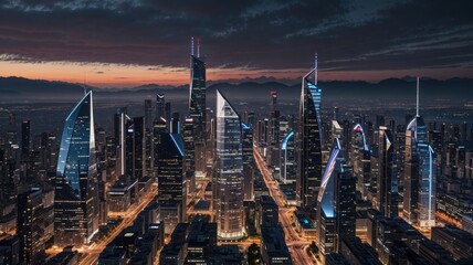 Obraz premium City Skyline