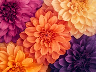 Magnified shot of floral gradients blending in perfect harmony, creating serene natural patterns, flora grace, nature focus