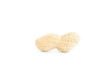 Peanuts isolated on white background, Groundnut or monkey nut