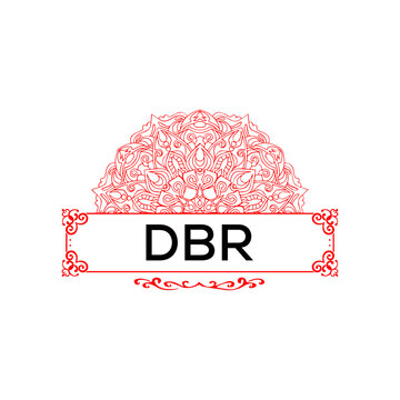 DBR letter creative logo 