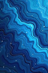 Fototapeta premium Blue marble background with indigo ocean blue marbling, luxurious swirls of marble, and cyan powder, marbling, cyan