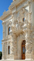 Obraz premium Ornate facade of a grand building
