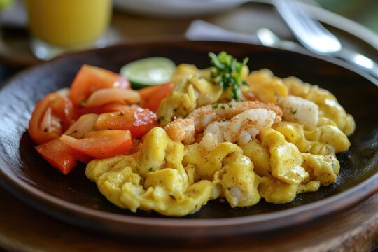 Breakfast Jamaican Cuisine: Ackee and Saltfish, National Dish of Jamaica