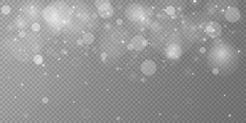  Bokeh light lights effect background. Christmas background of shining dust Christmas glowing light bokeh confetti and spark overlay texture for your design.	