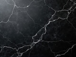 Matte black marble with subtle veins