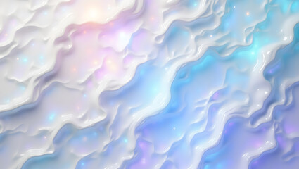 Fototapeta premium a stone wall of convex shape, multi-colored with light