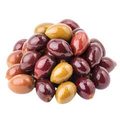 Obraz premium olives on a white background isolated on transparent background png