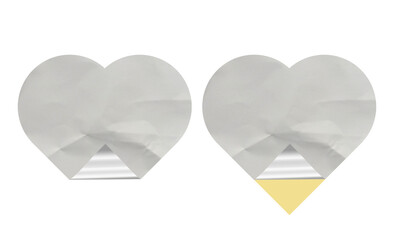 Blank Paper Sticker Texture Set for Mockups & Designs