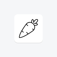 Carrot, vector, pixel perfect, illustrator file