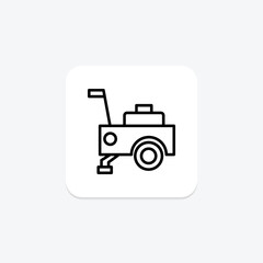 Soil Cultivator, vector, pixel perfect, illustrator file