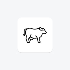 Cattle, vector, pixel perfect, illustrator file