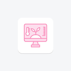 Monitoring, vector, pixel perfect, illustrator file