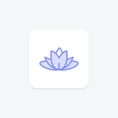Water Lily, vector, pixel perfect, illustrator file