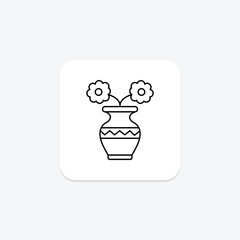 Vase Tree, vector, pixel perfect, illustrator file