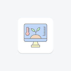 Monitoring, vector, pixel perfect, illustrator file