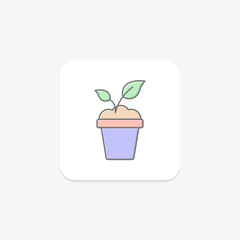 Plant, vector, pixel perfect, illustrator file