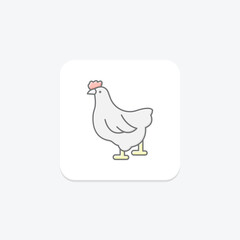 Poultry, vector, pixel perfect, illustrator file