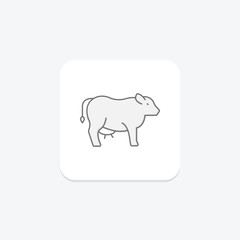 Cattle, vector, pixel perfect, illustrator file