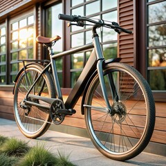 Fototapeta premium New Modern Bicycle Illustration Design - Printable Graphics File
