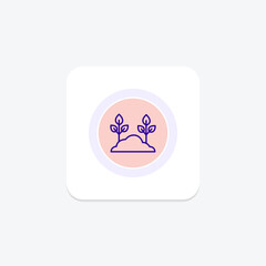 Sprout, vector, pixel perfect, illustrator file