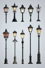 Vintage Street Lamps Collection