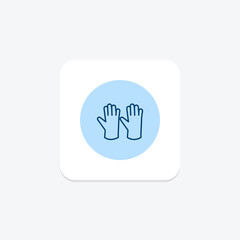 Garden Gloves, vector, pixel perfect, illustrator file