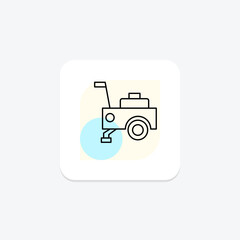 Soil Cultivator, vector, pixel perfect, illustrator file