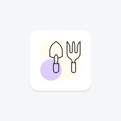 Gardening Tools, vector, pixel perfect, illustrator file
