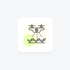 Drone Sprayer, vector, pixel perfect, illustrator file